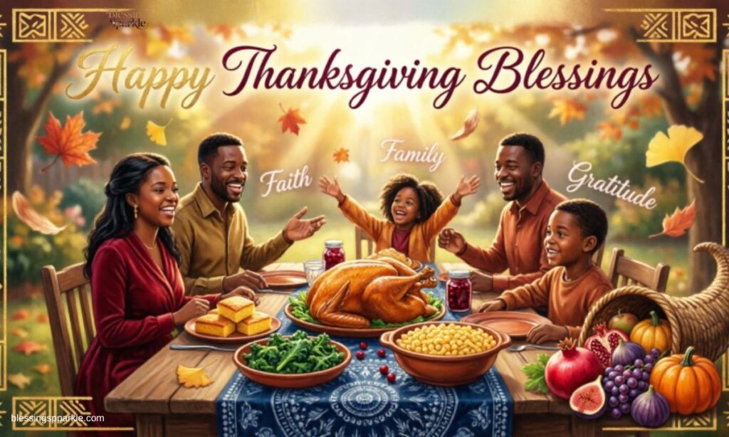 African American Happy Thanksgiving Blessings