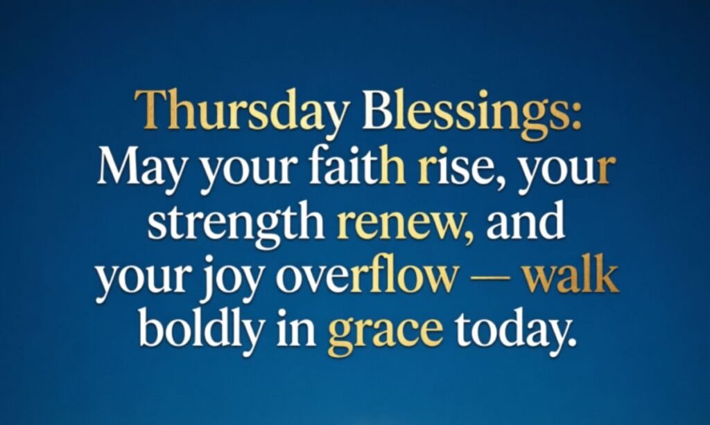 African American Thursday Blessings for Captions