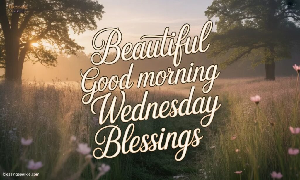 Beautiful Good Morning Wednesday Blessings