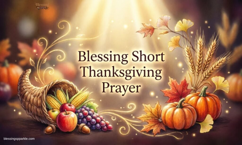 Blessing Short Thanksgiving Prayer