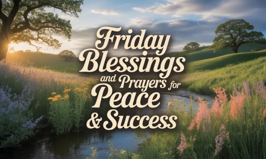 Friday Blessings and Prayers for Peace & Success