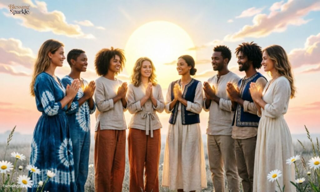 Friendly Greetings with Blessings for All