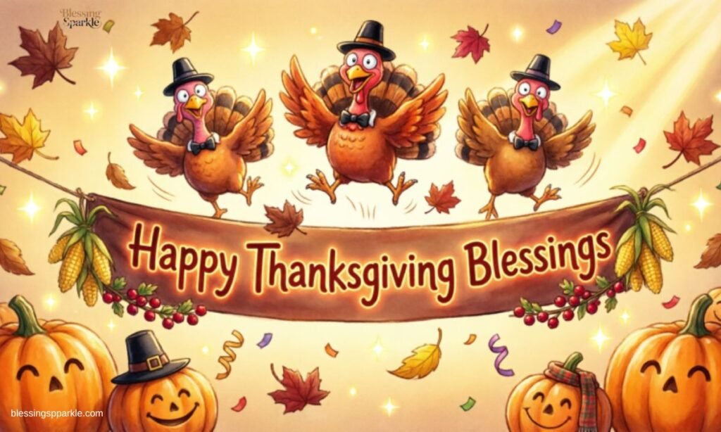 Funny Happy Thanksgiving Blessings
