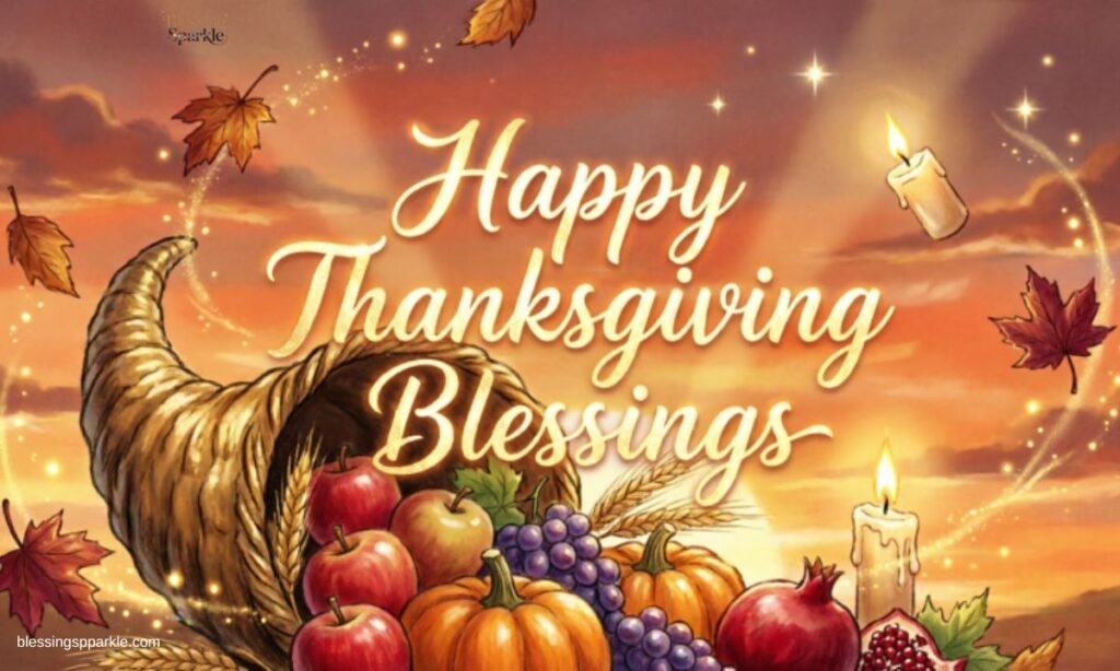 Happy Thanksgiving Blessing GIF and Animated