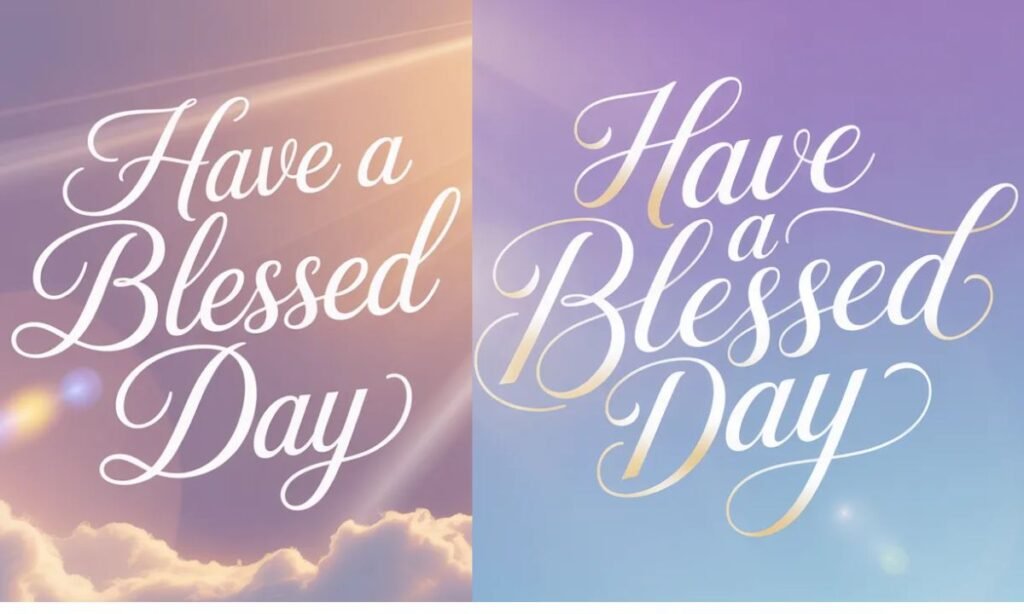 Have a Blessed Day Images