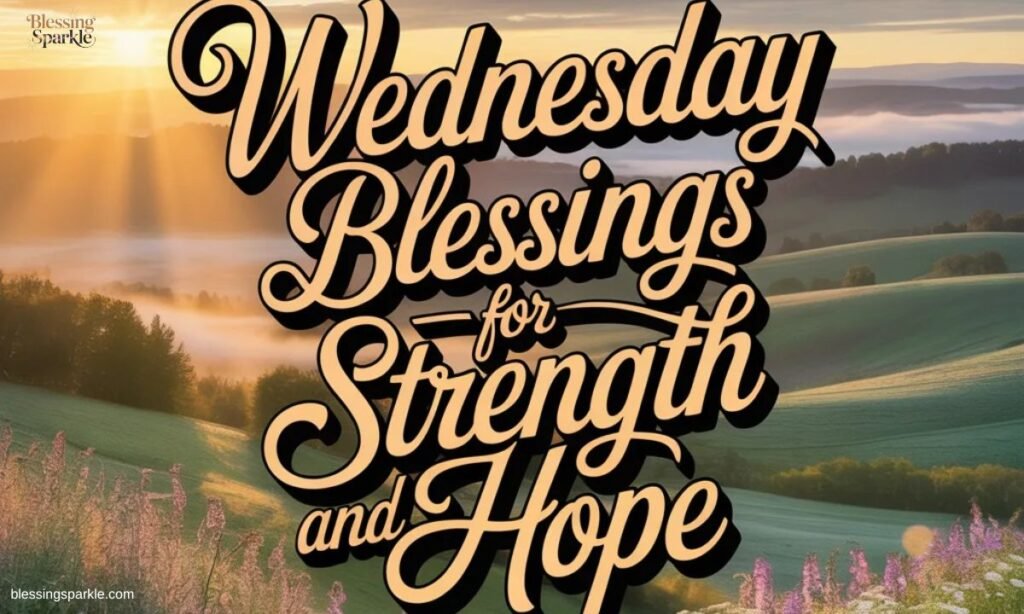 Inspirational Wednesday Blessings for Strength and Hope