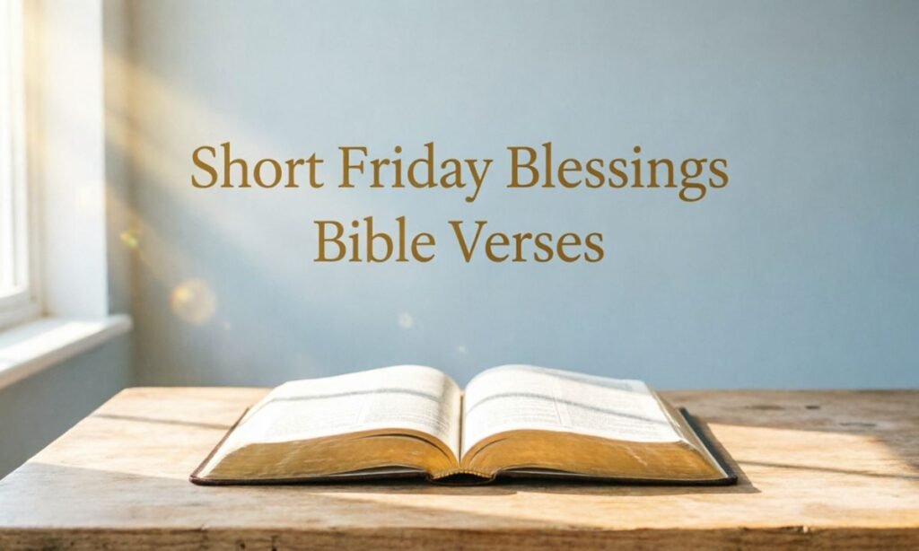 Short Friday Blessings Quotes Bible Verses
