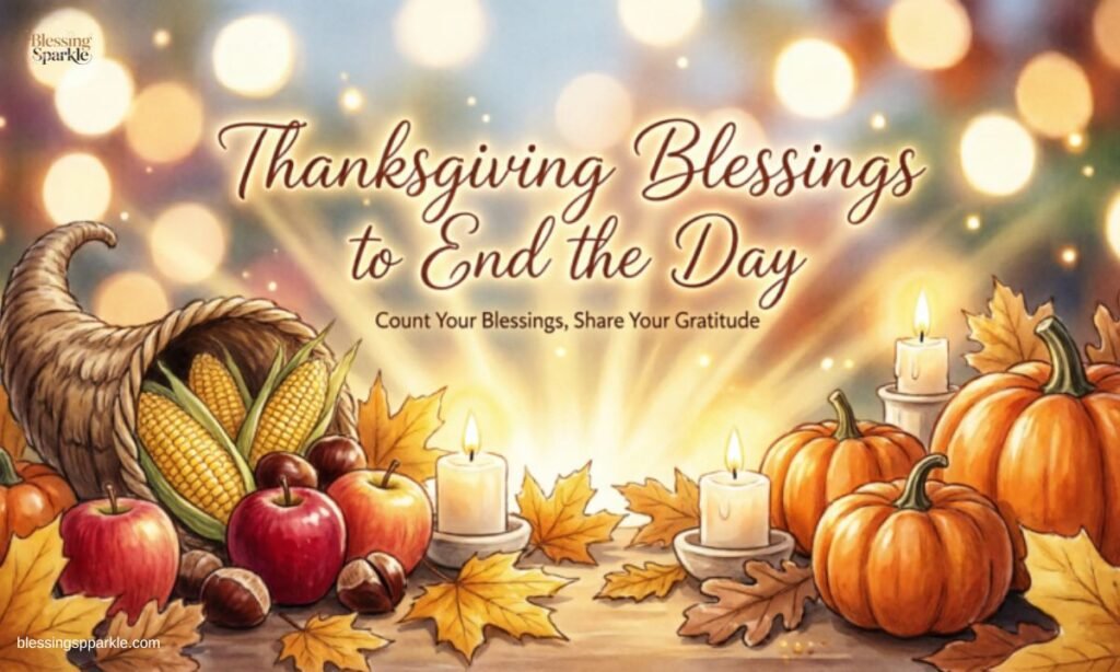 Thanksgiving Blessings to End the Day