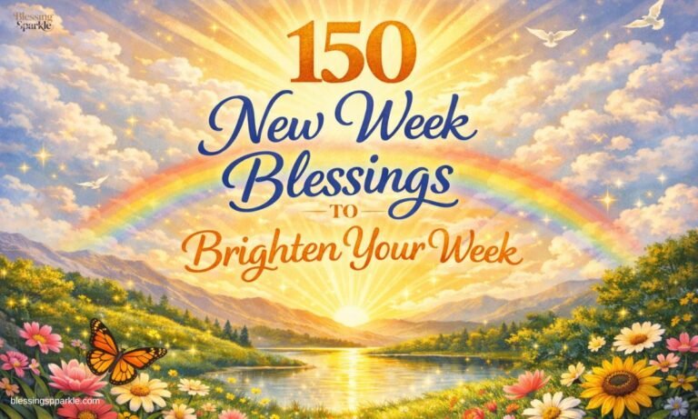150 New Week Blessings to Brighten Your Week