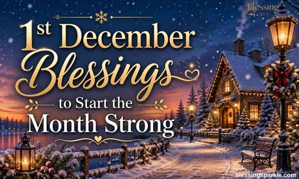1stDecemberBlessingstoStarttheMonthStrong