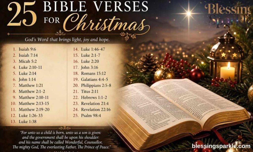 25BibleVersesforChristmas