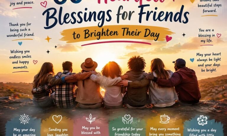60+ Heartfelt Blessings for Friends to Brighten Their Day