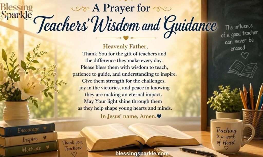 APrayerforTeachersWisdomandGuidance