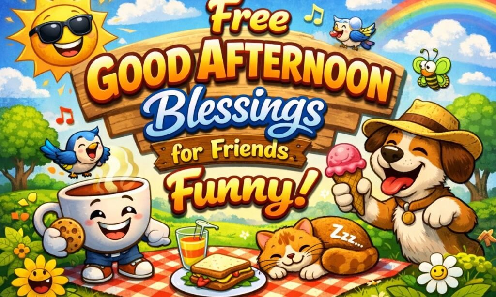 Free Good Afternoon Blessings for Friends Funny