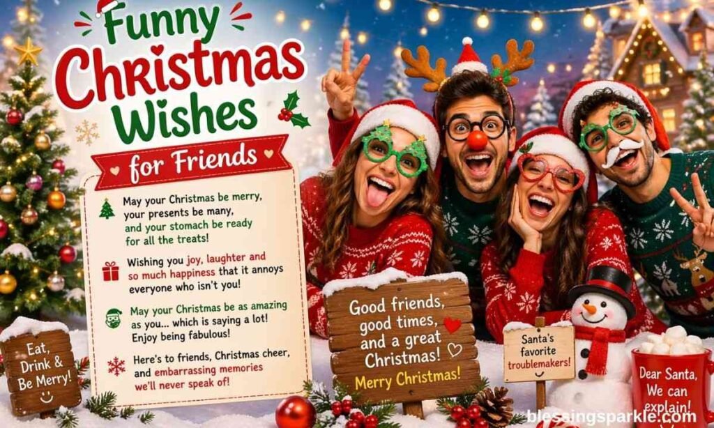 FunnyChristmasWishesforFriends