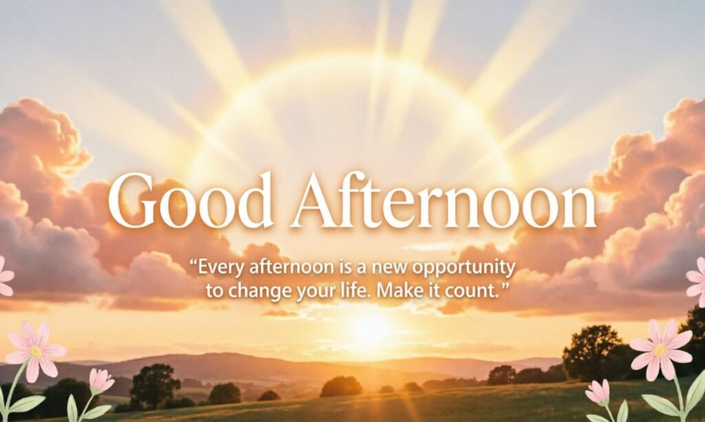 _Inspirational Good Afternoon Quotes