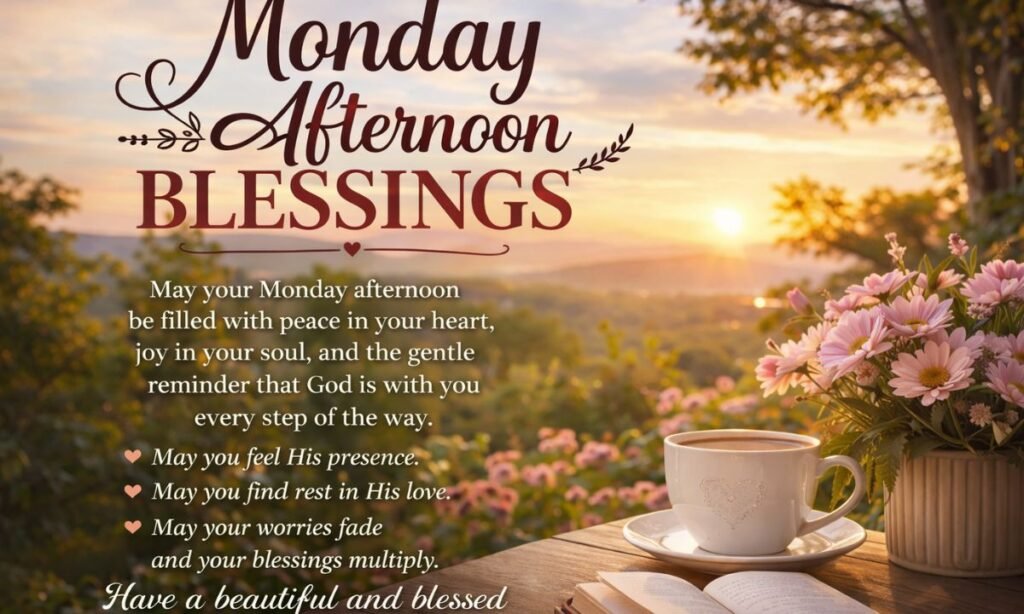 Monday Afternoon Blessings