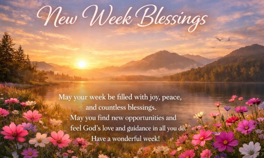 New Week Blessings Message