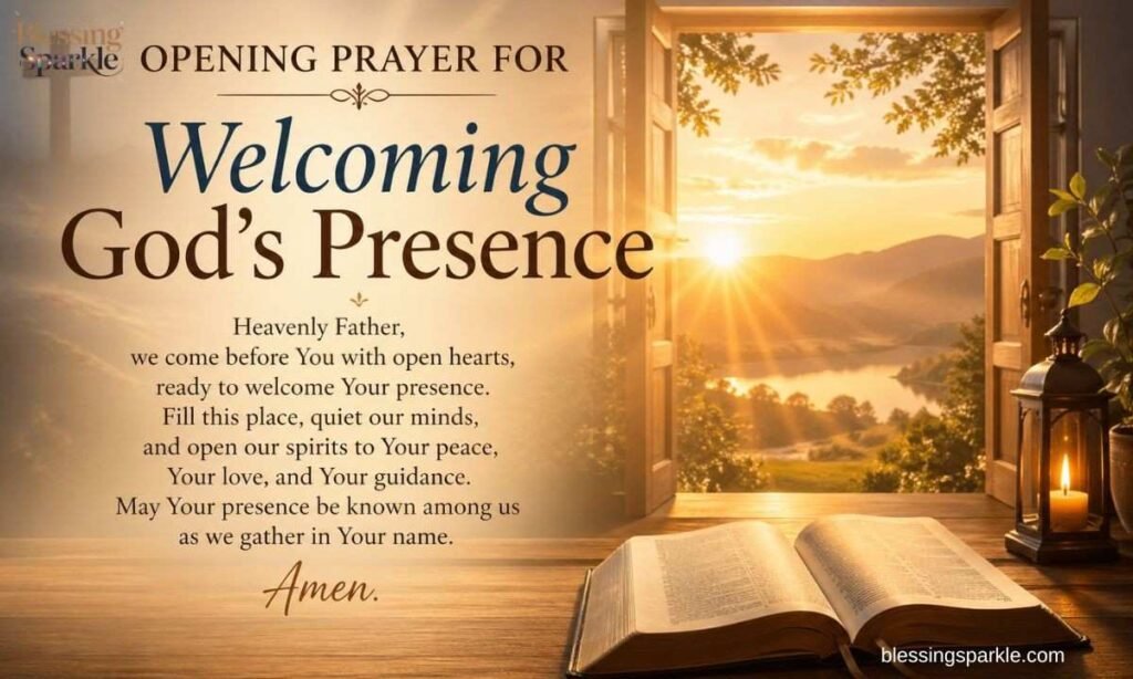 OpeningPrayerforWelcomingGodsPresence