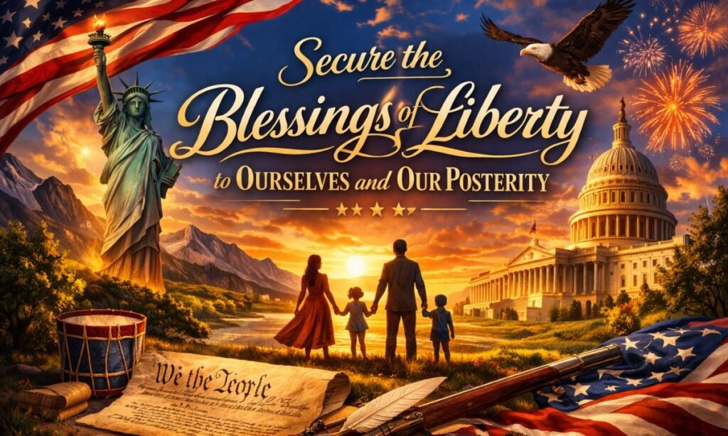 Secure the Blessings of Liberty to Ourselves and Our Posterity