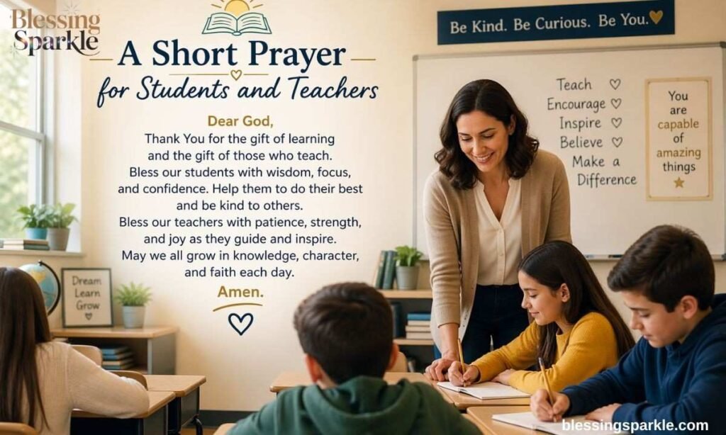 ShortPrayerforStudentsandTeachers