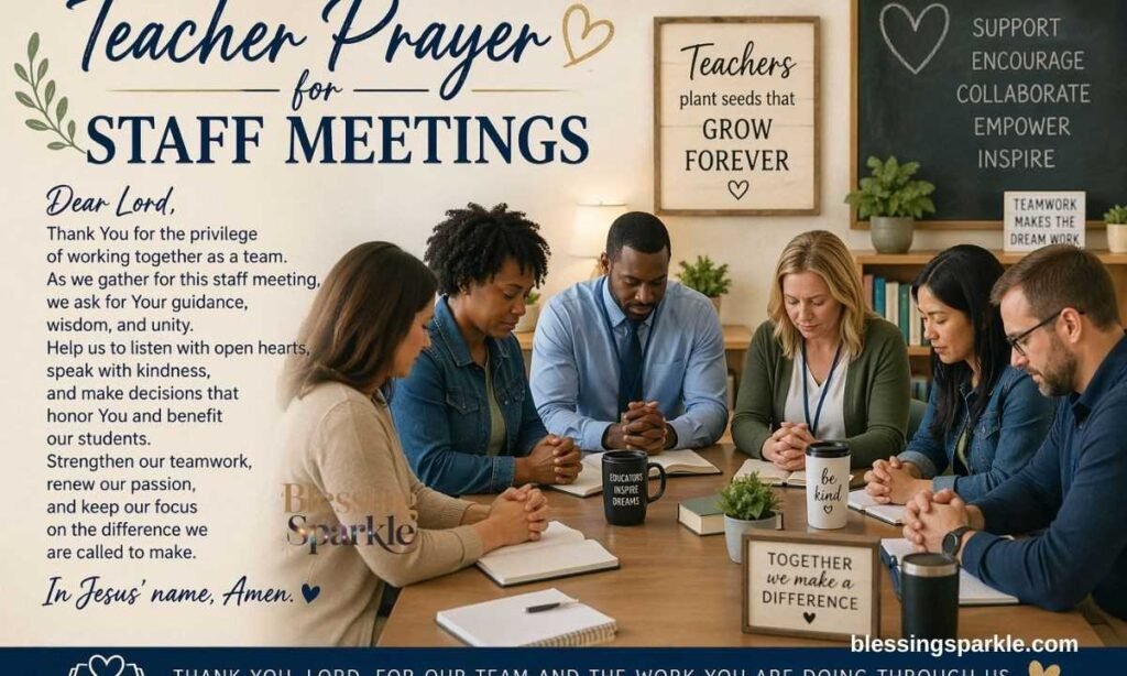 TeacherPrayerforStaffMeetings