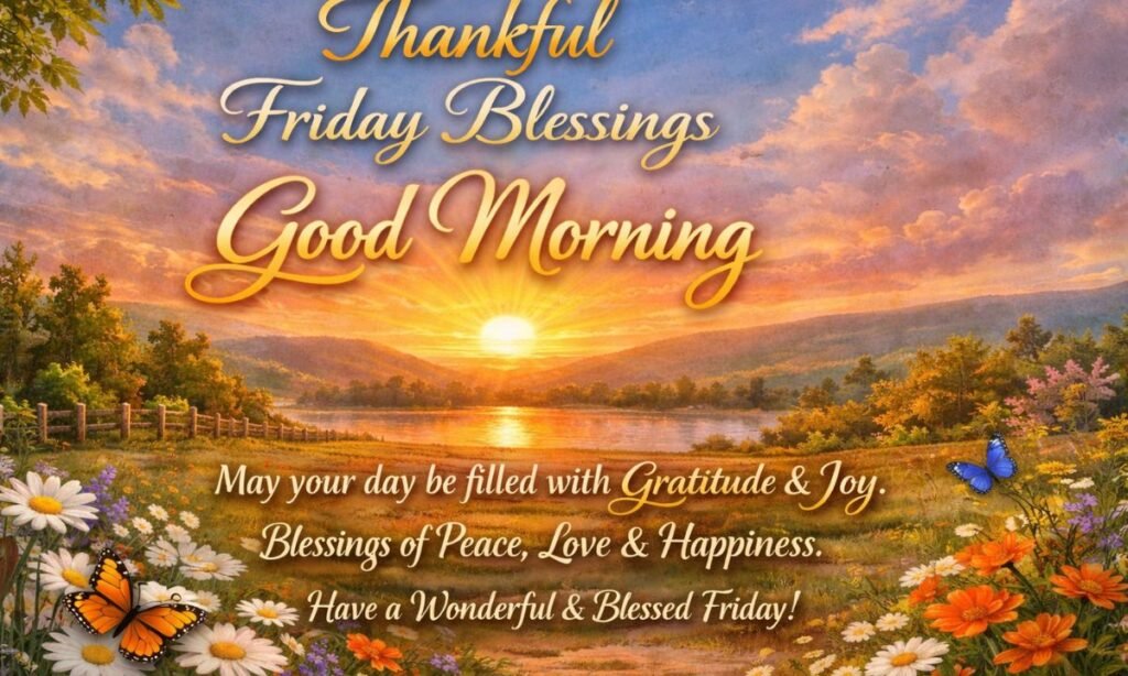 Thankful Friday Blessings for Good Morning
