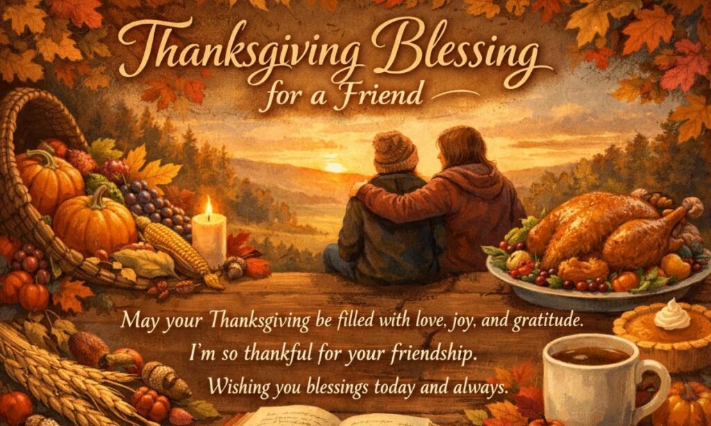 Thanksgiving Blessing for a Friend