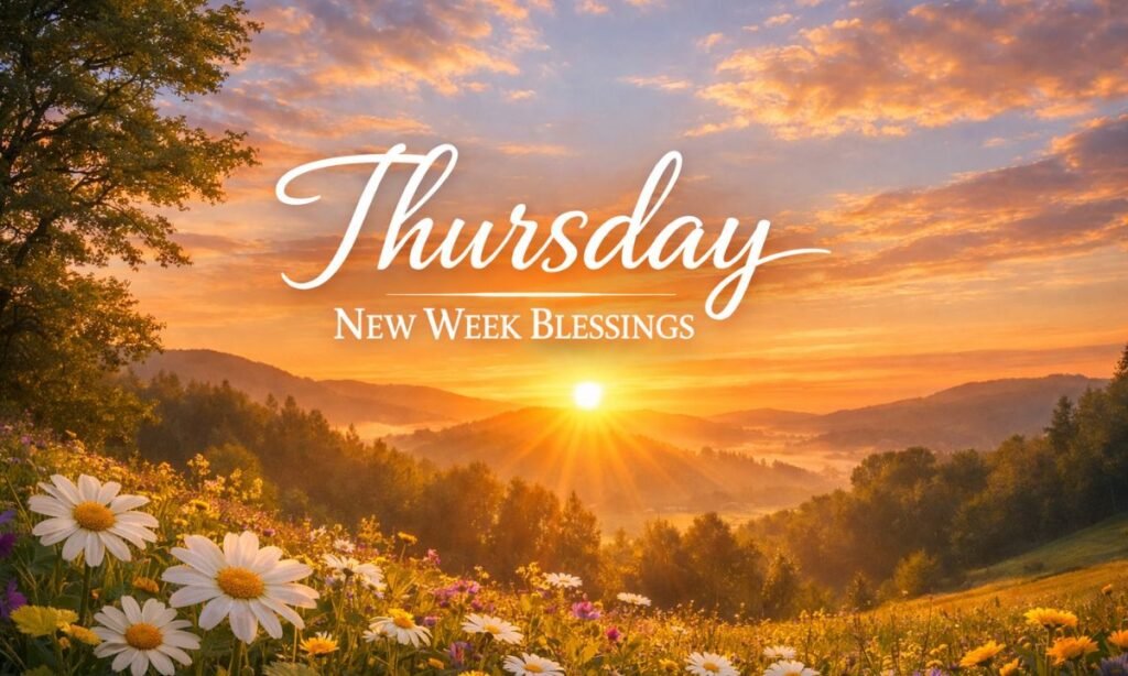 Thursday New Week Blessings