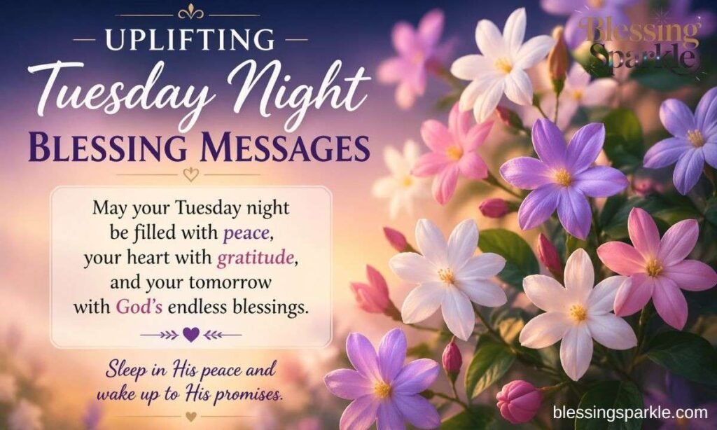 UpliftingTuesdayNightBlessingMessages