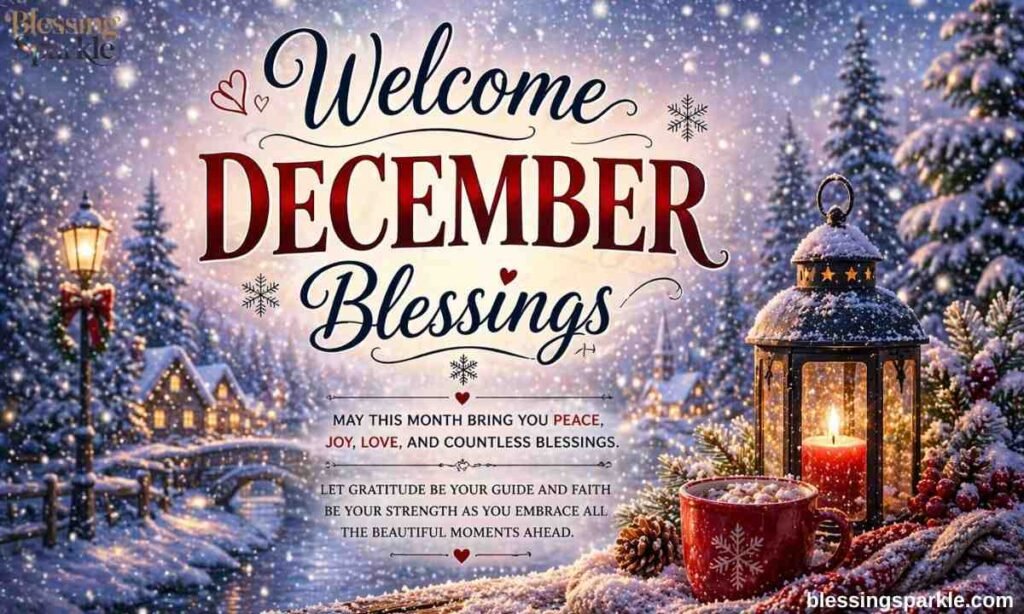WelcomeDecemberBlessings