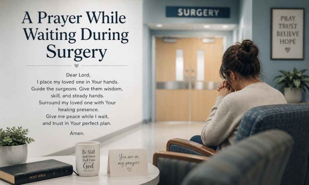 A Prayer While Waiting During Surgery