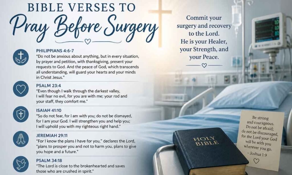 Bible Verses to Pray Before Surgery