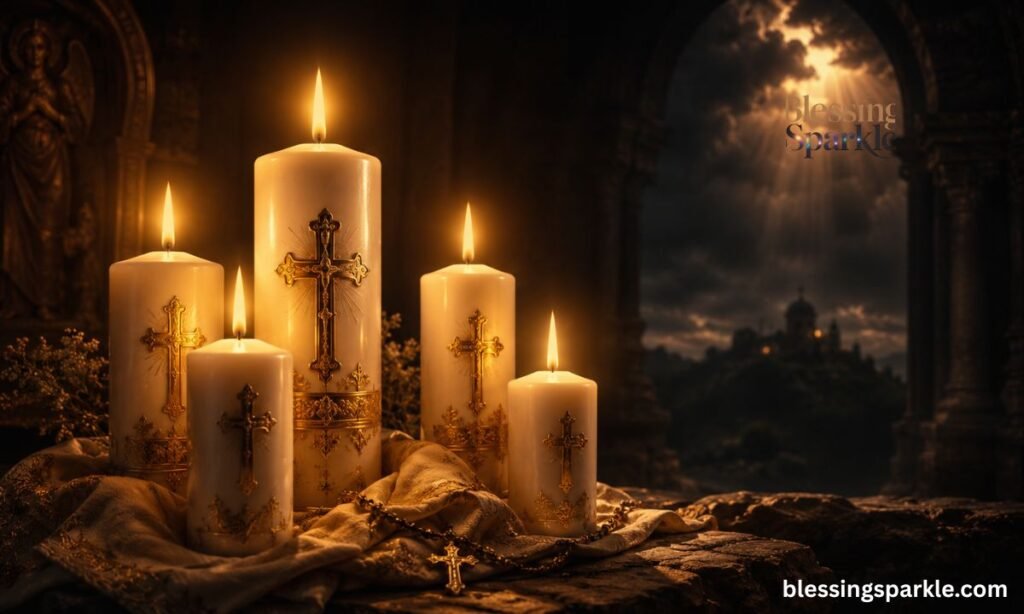 Blessed candles for 3 days of darkness_