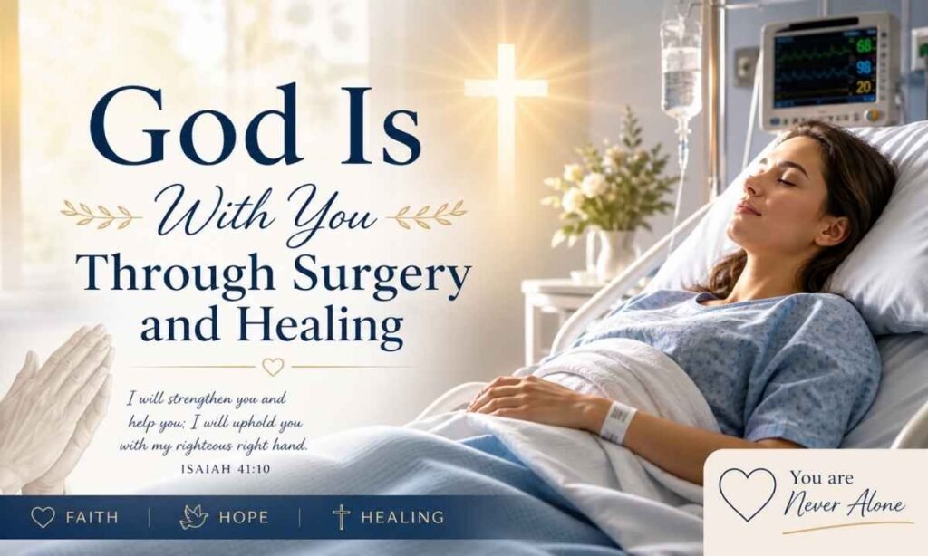 God Is With You Through Surgery and Healing