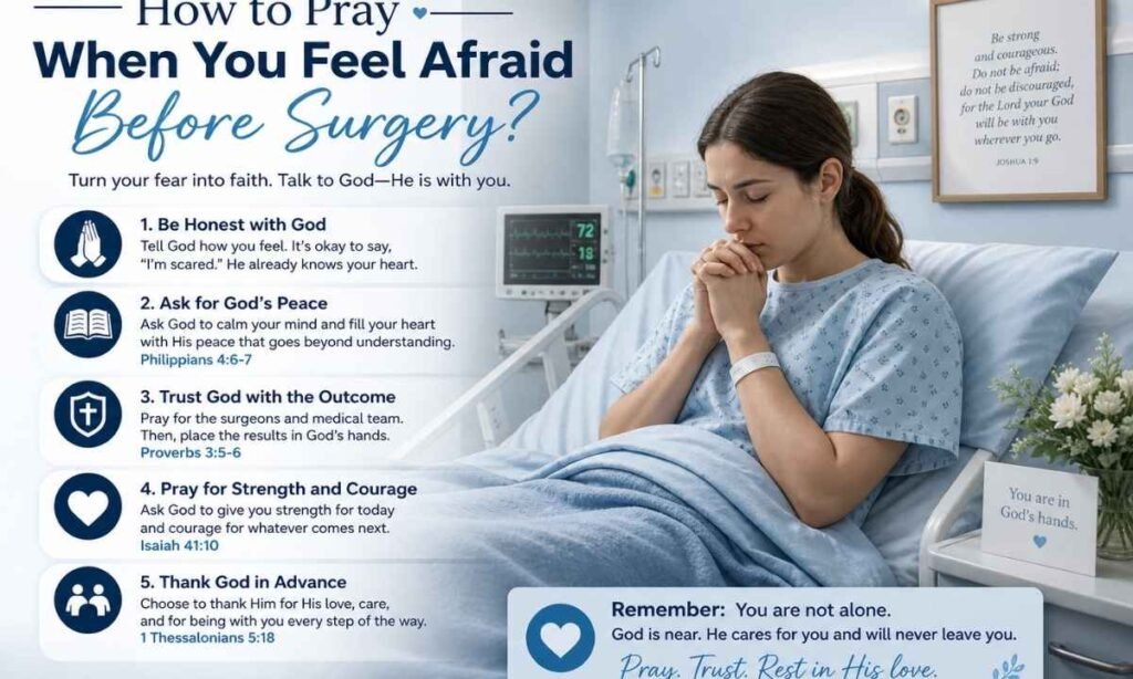 How to Pray When You Feel Afraid Before Surgery