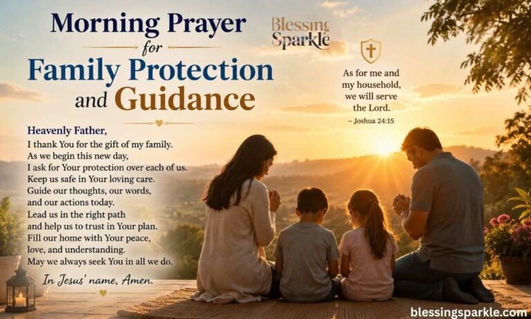 MorningPrayerforFamilyProtectionandGuidance