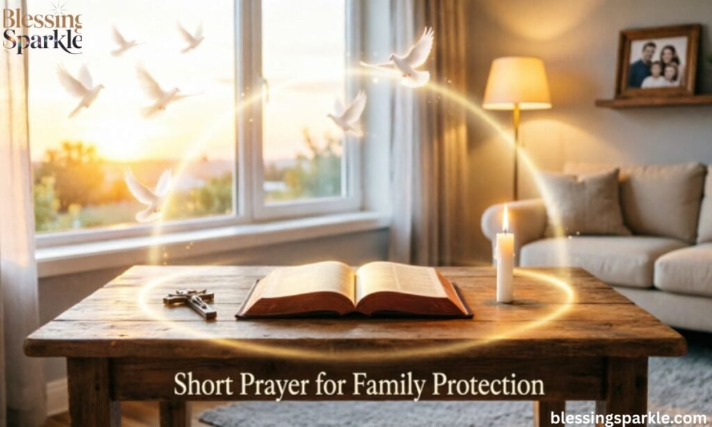 Short prayer for family protection_