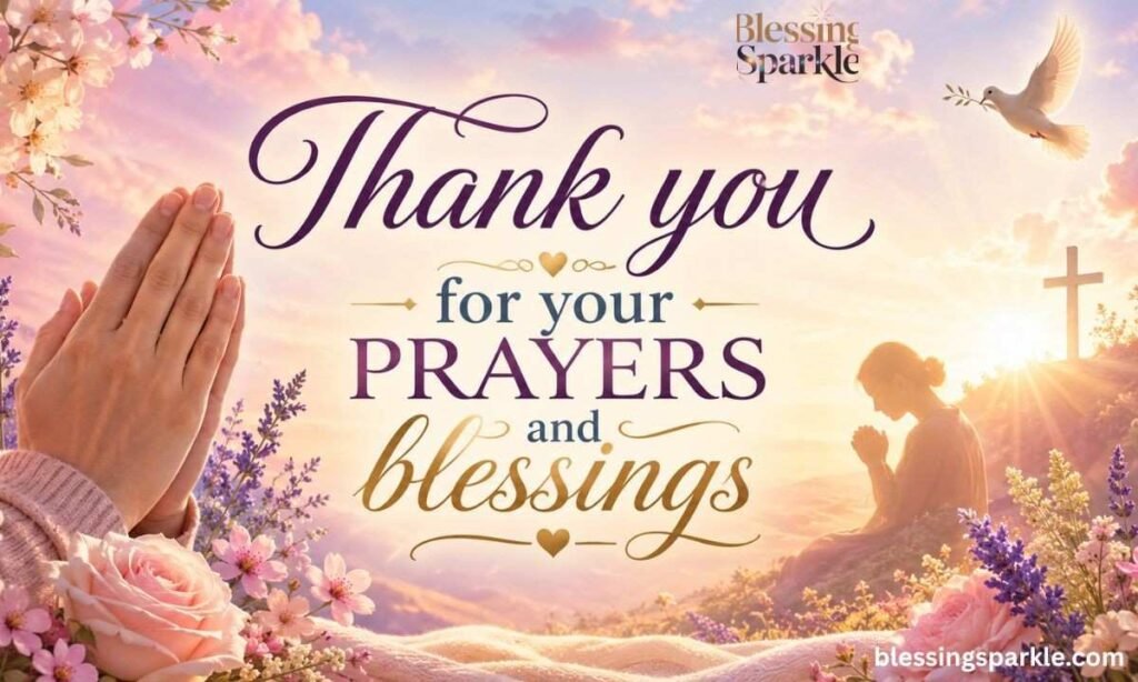 Thankyouforyourprayersandblessings