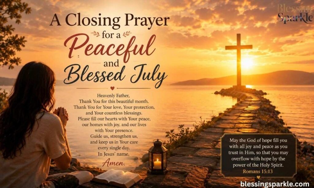 AClosingPrayerforaPeacefulandBlessedJuly
