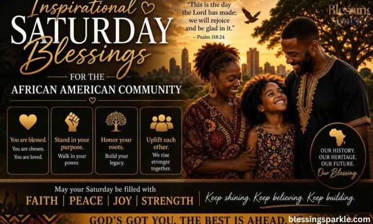 InspirationalSaturdayBlessingsfortheAfricanAmericanCommunity