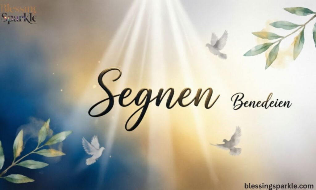 The German Word for Bless and Its Deeper Meaning