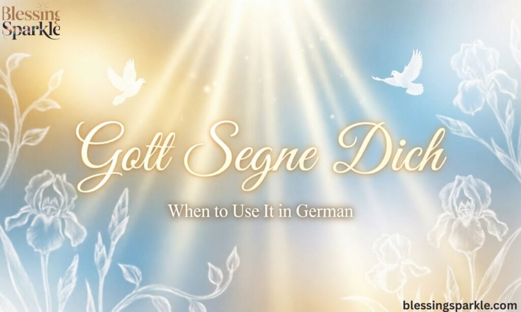 When to Use Gott Segne Dich in German