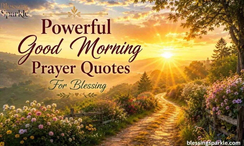 PowerfulGoodMorningPrayerQuotesForBlessing