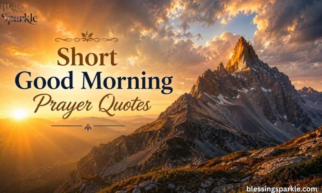 ShortGoodMorningPrayerQuotes
