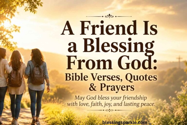 A Friend Is a Blessing From God Bible Verses Quotes Prayers