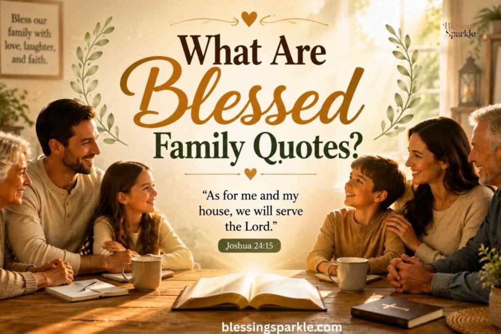 WhatAreBlessedFamilyQuotes