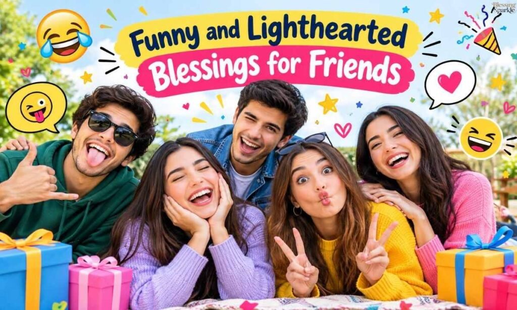 Funny and Lighthearted Blessings for Friends