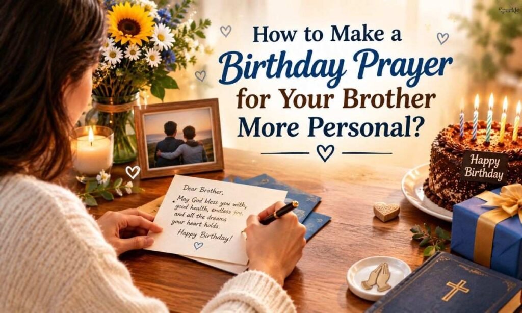 How to Make a Birthday Prayer for Your Brother More Personal?