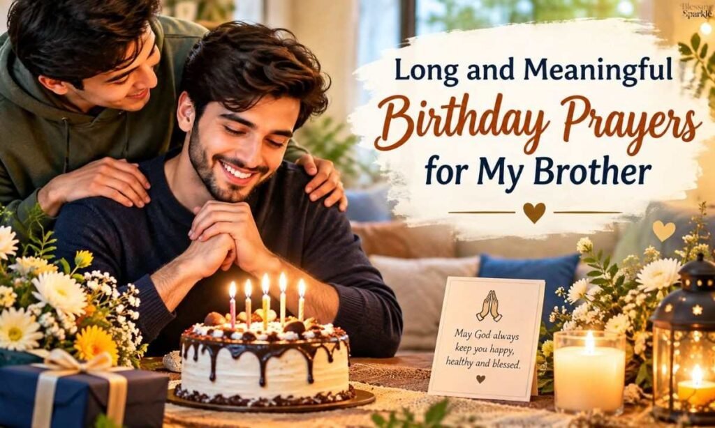 Long and Meaningful Birthday Prayers for My Brother
